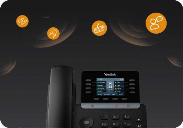 Yealink T73U Teléfono IP SIP Empresarial Ultras Slim Blindaje acústico optimizado. - Yealink.com - CASTelecom